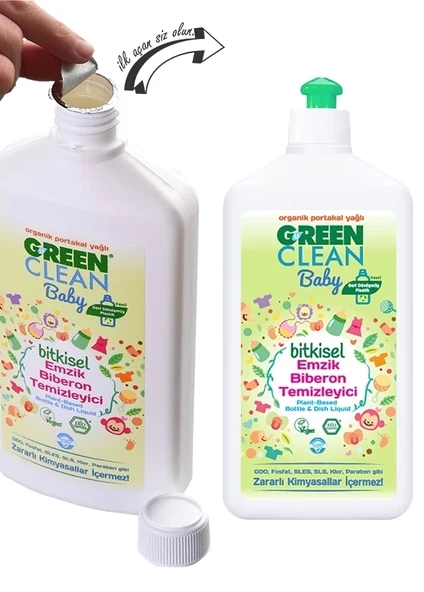 Mey İthalat®   Baby Bitkisel Emzik Biberon Temizleyici 500 ml ürün görseli 1