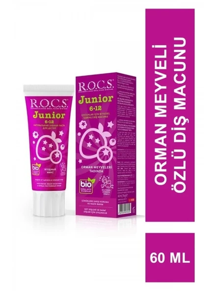 Mey İthalat®  .Junior Diş Macunu 6-12 Yaş 60 ml Orman Meyveleri ürün görseli 1