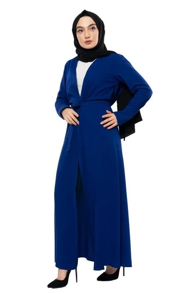 Moda Çizgi Yakalı Yelek - Resim 3