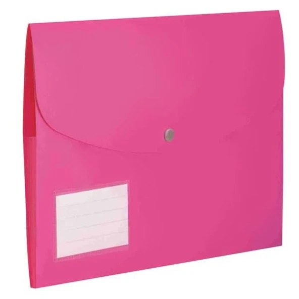 KRAF KÖRÜKLÜ DOSYA 4 CEP FB1030 PEMBE - Resim 2