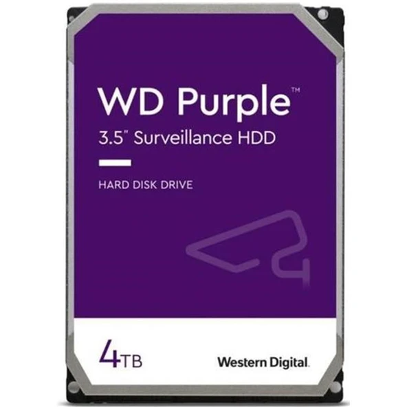 Western Digital Purple WD43PURZ SATA 3.0 5400 RPM 3.5" 4 TB Harddisk ürün görseli 1