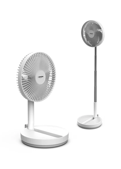 Xenon Smart Taşınabilir Şarjlı Vantilatör 24 Saat Kullanım 3 Kademeli 180 Sessiz Ayaklı Katlanabilir Fan X6103 ürün görseli 1