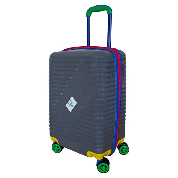 Vayomy Colors PP Line Kabin Boy Gri Valiz KIRILMAZ  2 Yıl Garantili ürün görseli 1