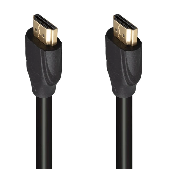 Fully G-507FS Plastik Düz Siyah 20 Metre Gold Hdmi Kablo ürün görseli 1