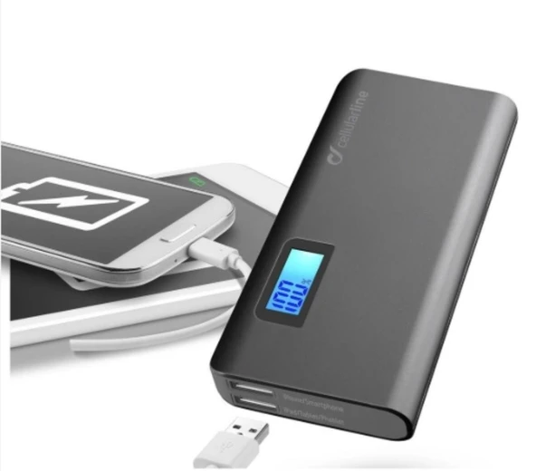 Cellularline Freepower Powerbank 10000 mAh 36W Siyah VİTRİN ürün görseli 1