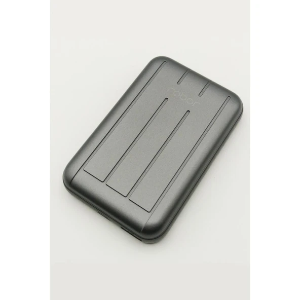 Robor R650 5000 Mah Powerbank Gri ürün görseli 1