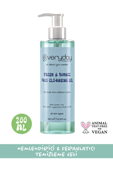 Everyday Beauty Nemlendirici ve Ferahlatici Yüz Temizleme Jeli 200 Ml*36 ürün görseli 1