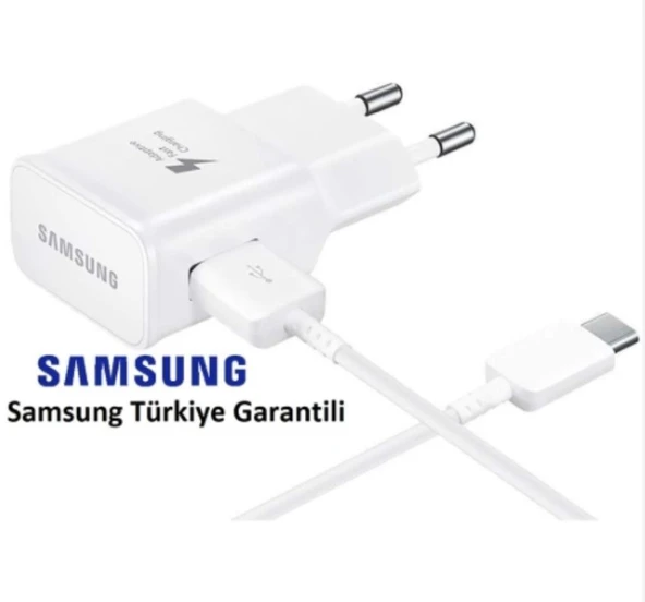 Samsung EP-TA20EBECGTR  15W  Type-C Kablolu Hızlı Seyahat Şarj Aleti BEYAZ KUTUSU AÇIK SIFIR ürün görseli 1