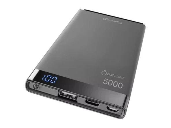 Cellularline FreePower Manta HD 5000 Powerbank VİTRİN ürün görseli 1