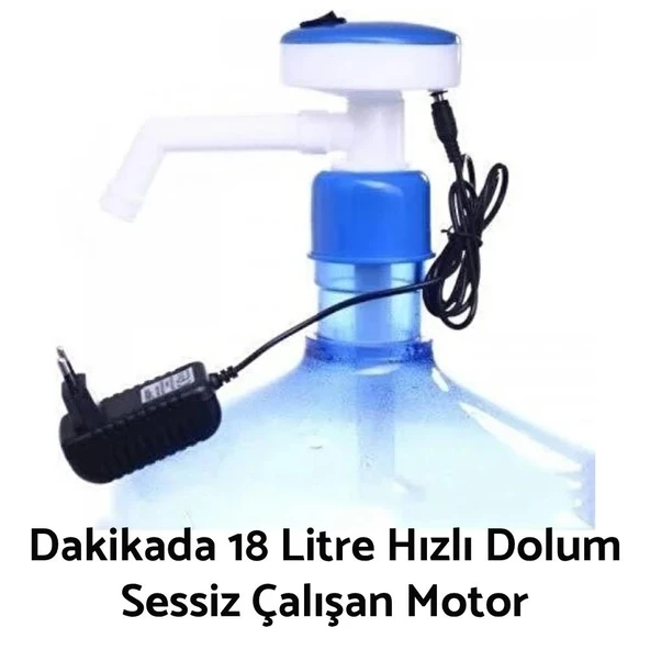 Barley Elektrikli Damacana Su Pompası Adaptörlü (1 Dakikada 18 Litre Su) ürün görseli 1