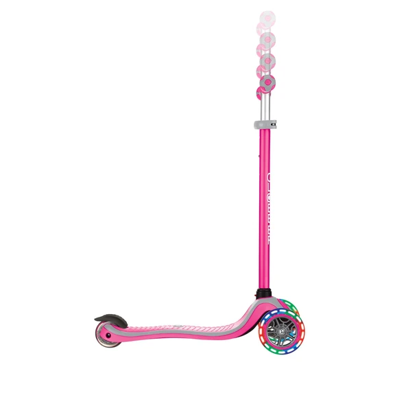 Globber Primo Plus Işıklı Scooter - Pembe - Resim 5