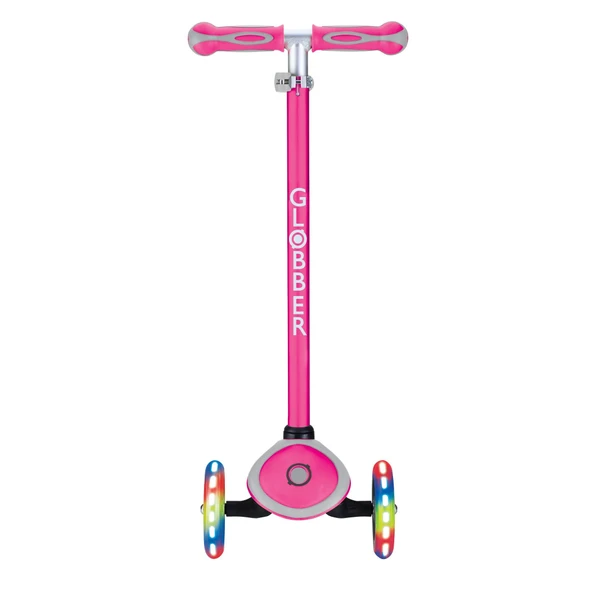 Globber Primo Plus Işıklı Scooter - Pembe - Resim 6