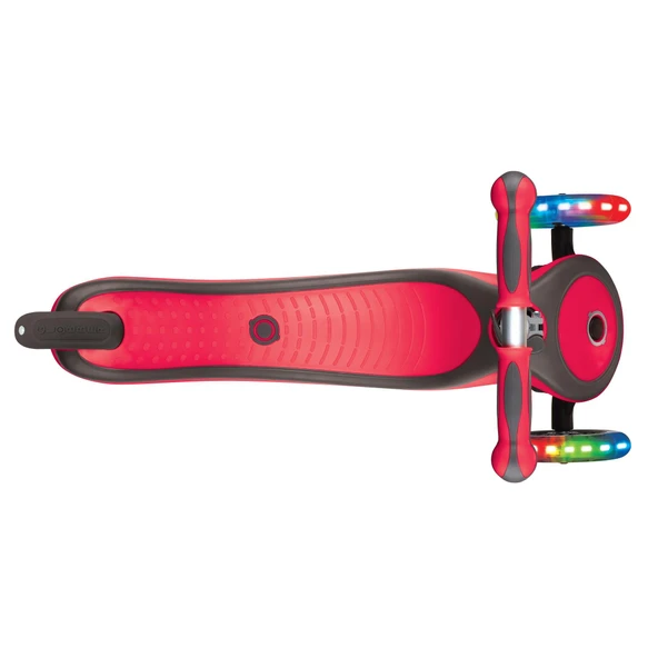 Globber Primo Plus Işıklı Scooter - Kırmızı - Resim 8