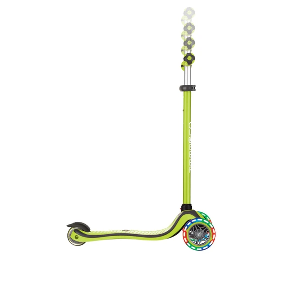 Globber Primo Plus Işıklı Scooter - Yeşil - Resim 5