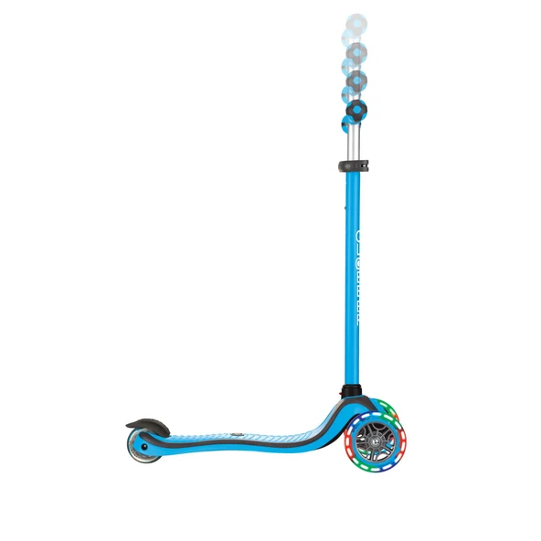 Globber Primo Plus Işıklı Scooter - Mavi - Resim 5