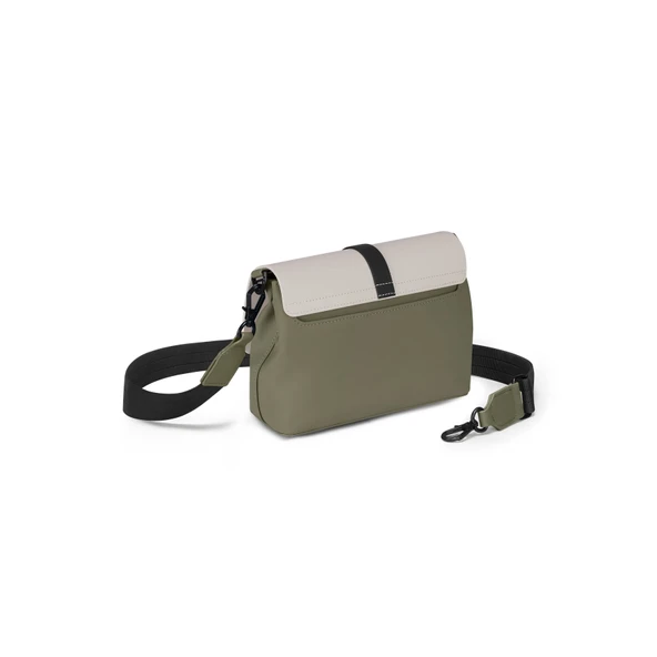 Gaston Luga Spläsh Crossbody Bag - Cloud Cream / Sage - Resim 3