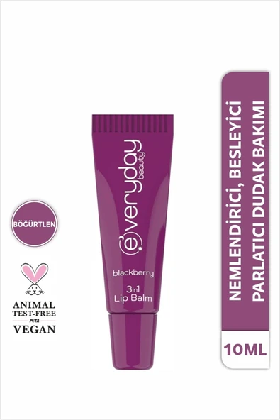Everyday Beauty Blackberry 3 in 1 The Lip Balm*24 ürün görseli 1