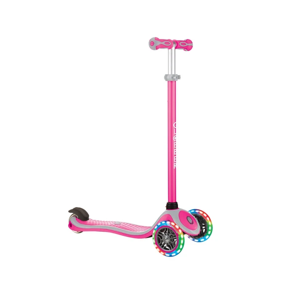 Globber Primo Plus Işıklı Scooter - Pembe - Resim 2