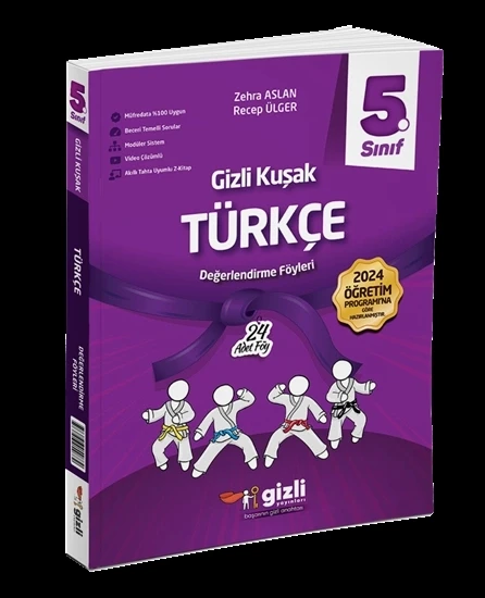Gizli Yayınları 5. Sınıf Türkçe Değerlendirme Föyleri Gizli Kuşak Serisi ürün görseli 1