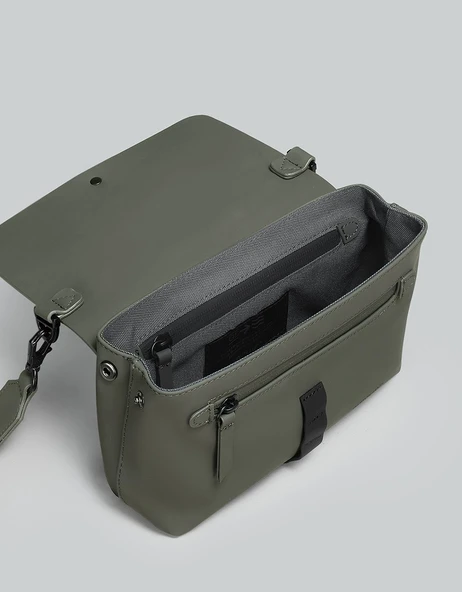 Gaston Luga Spläsh Crossbody Bag - Olive - Resim 2