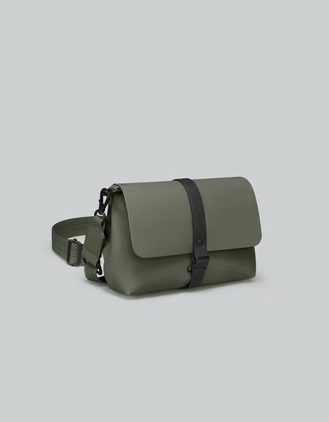 Gaston Luga Spläsh Crossbody Bag - Olive - Resim 3