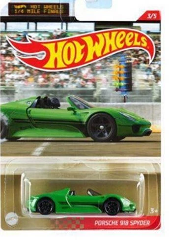 Hot Wheels 1/4 Mile Kings Kısa Mesafe Yarış Arabaları Porche 918 Spyder GYN21 GRP30 ürün görseli 1