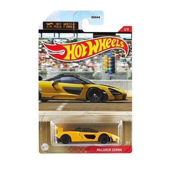 Hot Wheels 1/4 Mile Kings Kısa Mesafe Yarış Arabaları McLaren Senna GYN21 GRP28 ürün görseli 1