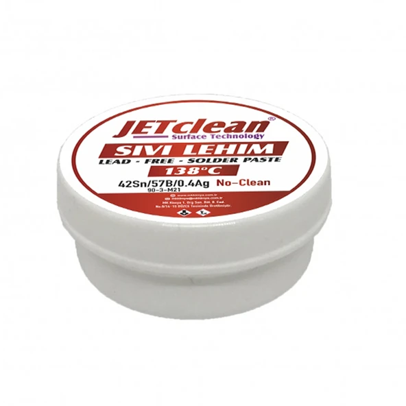 Jetclean 50 Gr 138°c Krem Lehim ürün görseli 1