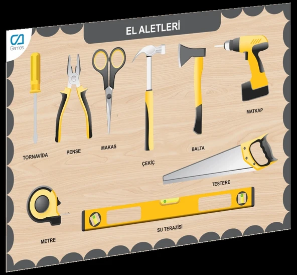 Nessiworld CAAHS-3210  AHŞAP EL ALETLERİ BUL-TAK ürün görseli 1