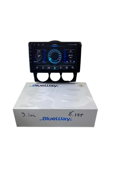 Mazda RX8 2003-2008 BLUEWAY 8-128 TAM PROFESYONEL OEM MULTİMEDİA ürün görseli 1