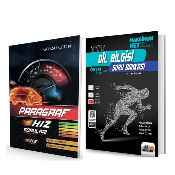 Hız ve Renk TYT AYT Paragraf ve Dil Bilgisi Soru Bankası Seti 2 Kitap ürün görseli 1