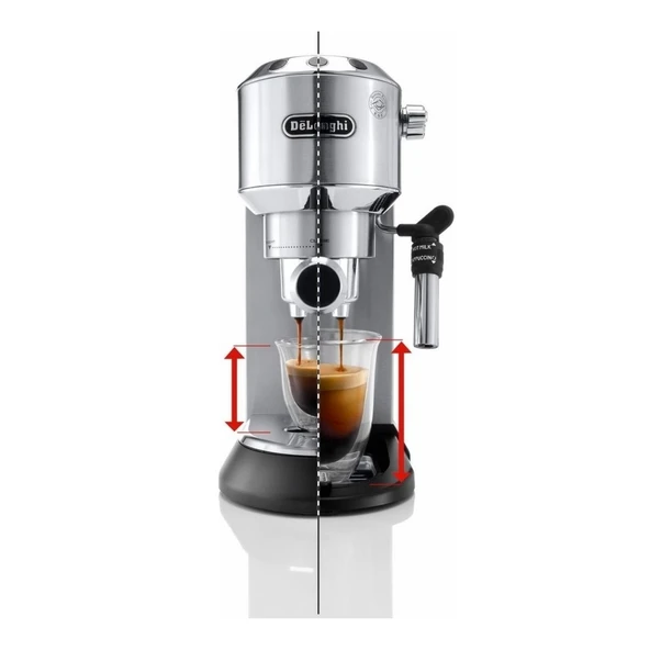 Delonghi Dedica EC685.M Gri Espresso Makinesi - Resim 6