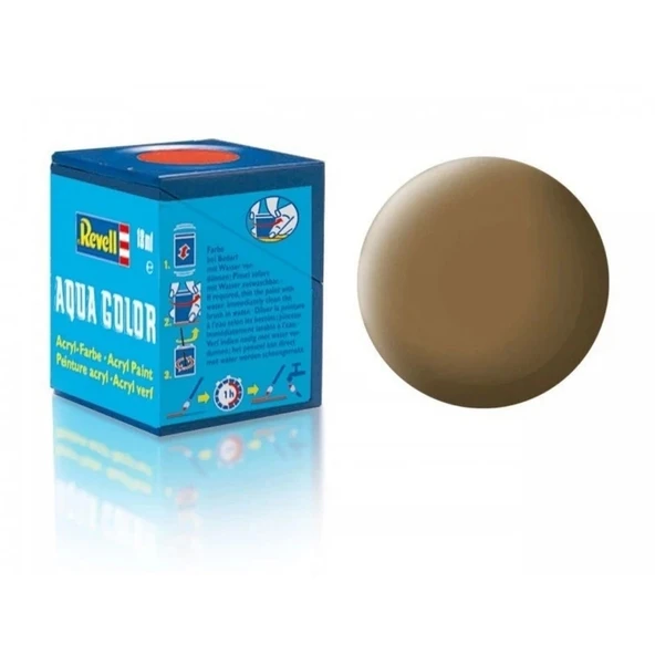 Mey İthalat® Aqua Color Dark Earth - Mat Boya - 18 ml ürün görseli 1