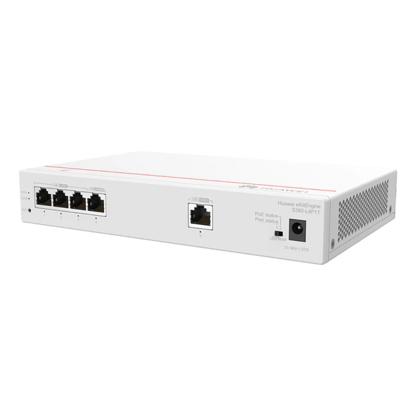 HUAWEI S380 L4P1T S380 L4P1T 1 GE WAN 4 GE LANPOE 50W ürün görseli 1