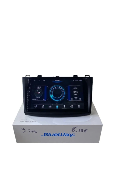 Mazda 3 2010-2013 BLUEWAY 8-128 TAM PROFESYONEL OEM MULTİMEDİA ürün görseli 1