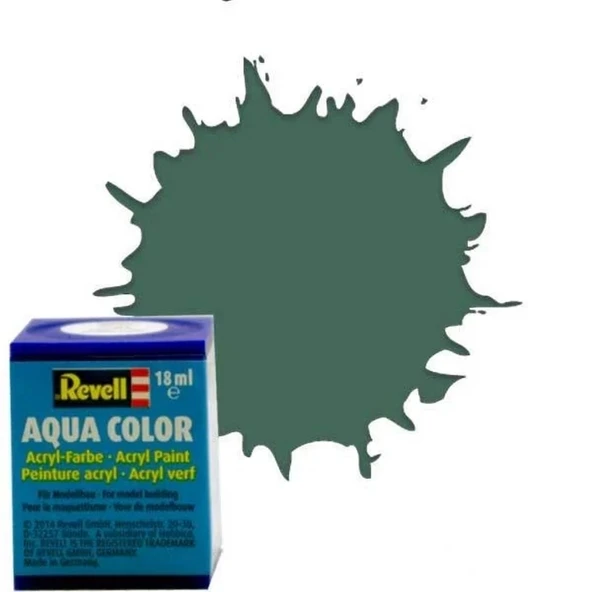 Mey İthalat® Aqua Color Greenish Grey - Mat Boya- 18 ml ürün görseli 1