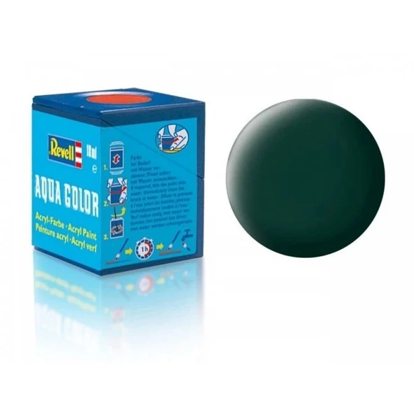 Mey İthalat® Aqua Color Black Green - Mat Boya- 18 ml ürün görseli 1