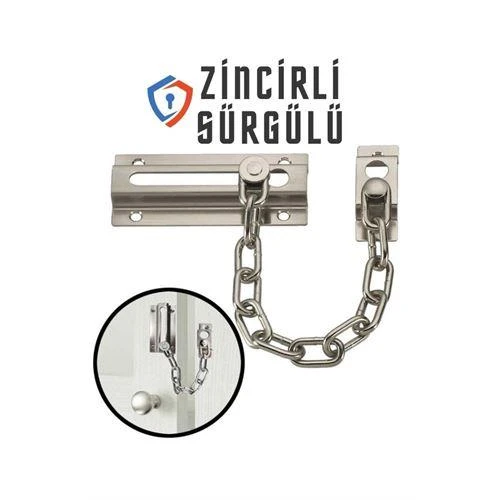 Modacar Sürgülü Kapı Emniyet Kilidi Saten ürün görseli 1