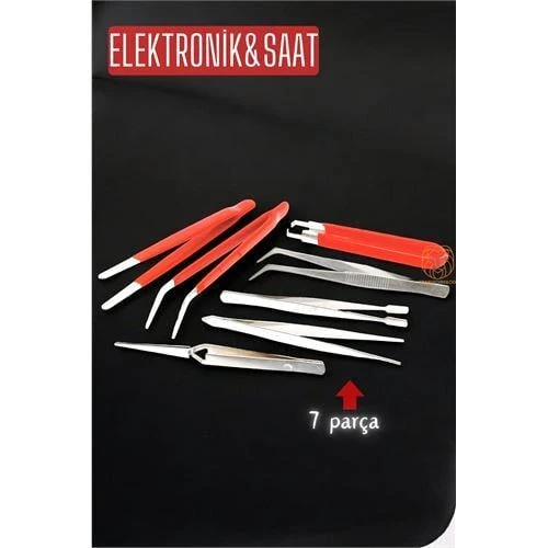 ModaCar Cımbız Seti 7 Parça Elektornikçi Cımbız Seti ürün görseli 1