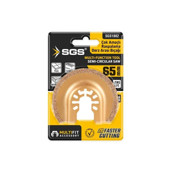 SGS 1882 Derz Arası Raspalama Bıçağı 65 mm Karbür ürün görseli 1