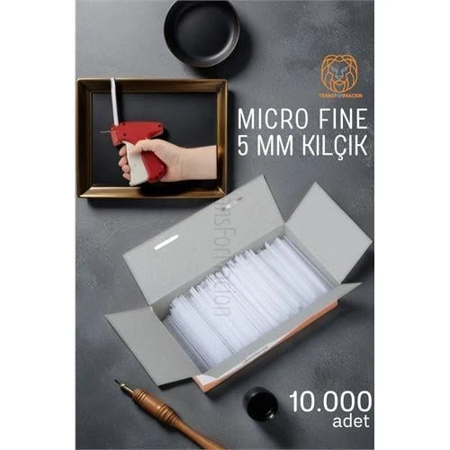 ModaCar 5MM Şeffaf Kılçık Tabanca Yedeği 10.000 adet ürün görseli 1