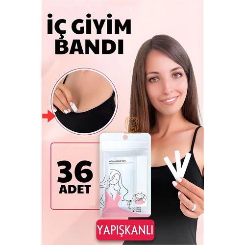 ModaCar İç Giyim Bandı Çift Taraflı Yapışkanlı Su Geçirmez 36 ADET ürün görseli 1