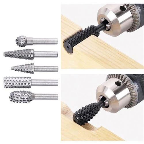 ModaCar Ahşap Oyma Törpü Seti Tungsten ürün görseli 1