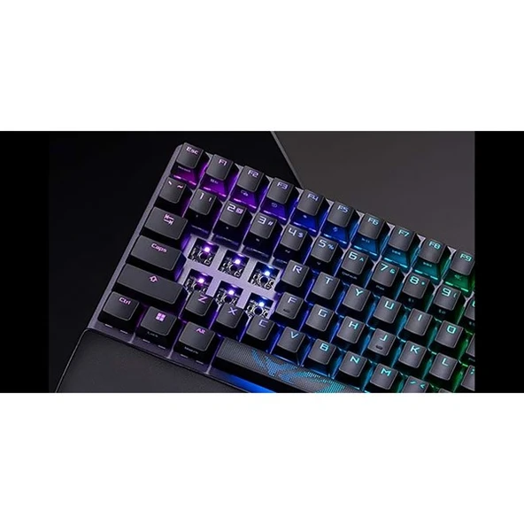 ASUS ROG STRIX SCOPE 96WI/RX RED WIRELESS OYUN KLAVYESİ - Resim 3