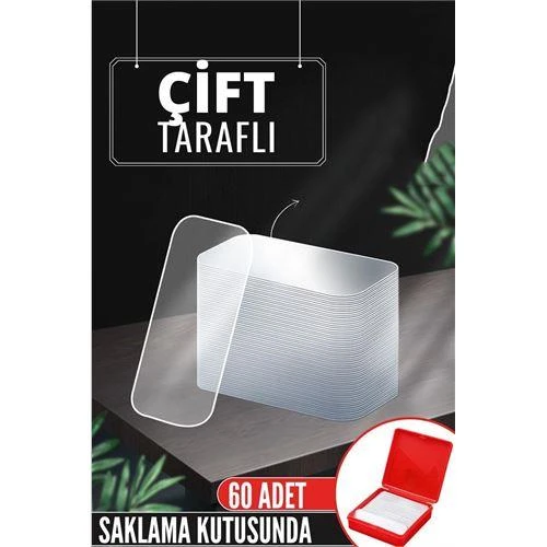 ModaCar Pvc Nano Çift Taraflı Yapıştırıcı 60 ADET Sonsuz Alanda Kullanım ürün görseli 1
