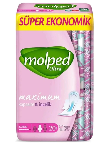 Mey İthalat®   Ultra Anatomik Uzun Ped Süper Eko 20 Adet ürün görseli 1