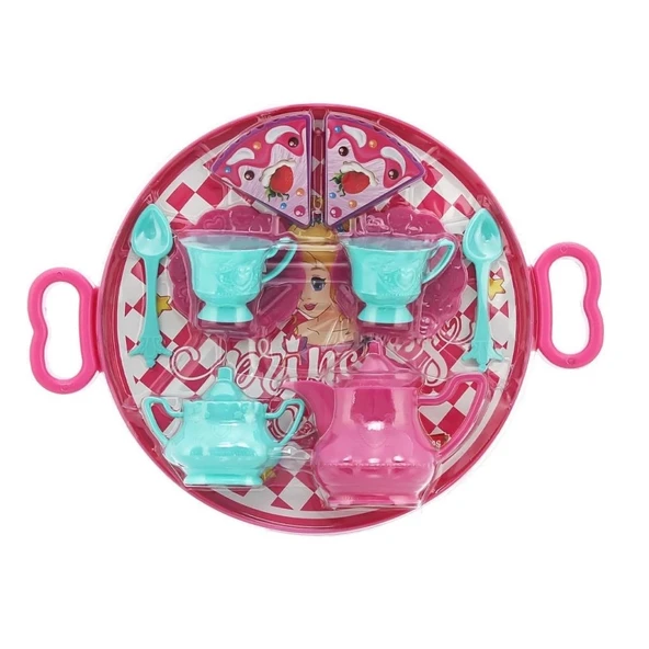 Mey İthalat® ERN-893 Toys Tepsili Çay ve Kek Seti - Eren Oyuncak ürün görseli 1