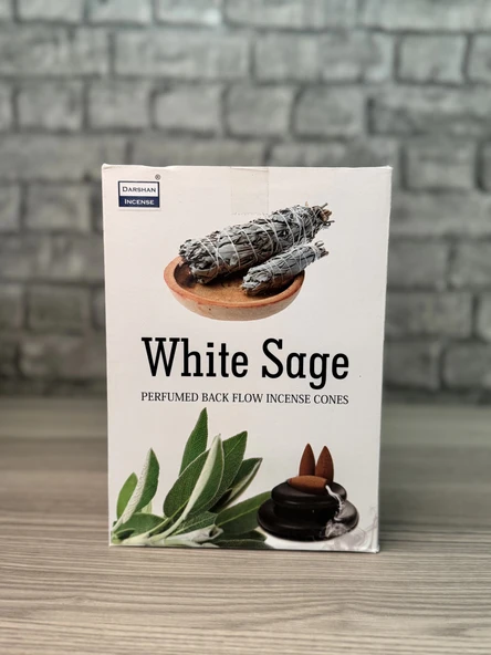 White Sage Geri Akış Tütsü ürün görseli 1
