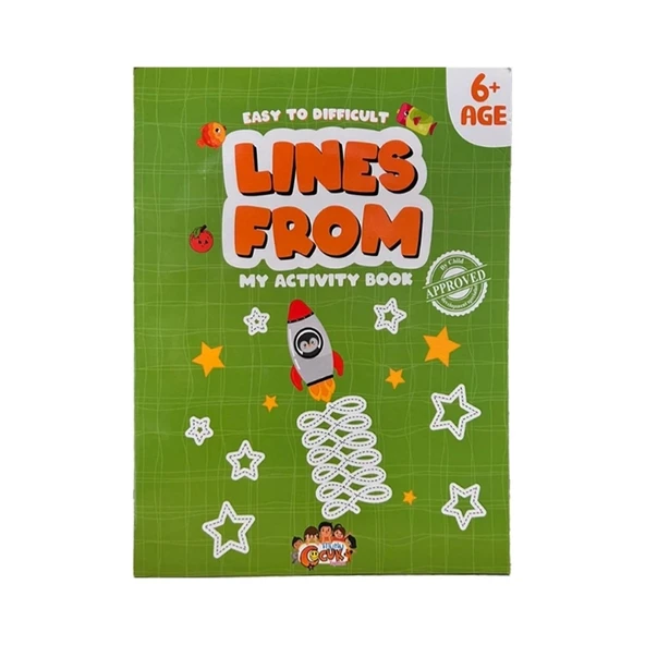 Mey İthalat® Lines From My Activity Book 6 Yaş ürün görseli 1