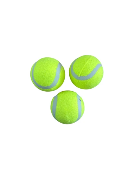 Kedi Ve Köpekler İçin  Oyun Topu  3'lü Tenis Topu Paketli ürün görseli 1
